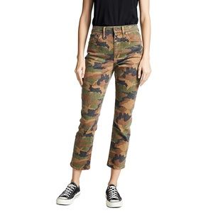 Madewell Camo Cottontail High Rise Jeans Size 25